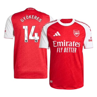 Authentic GYÖKERES #14 Arsenal Home Soccer Jersey 2025/26 - Soccerdeal