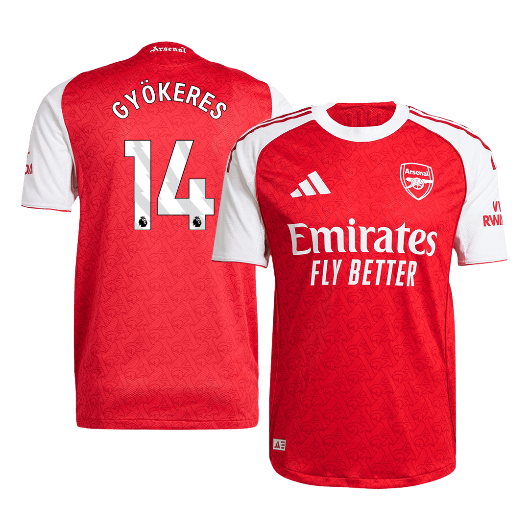 GYÖKERES #14 Arsenal Home Soccer Jersey 2025/26 Player Version - Soccerdeal