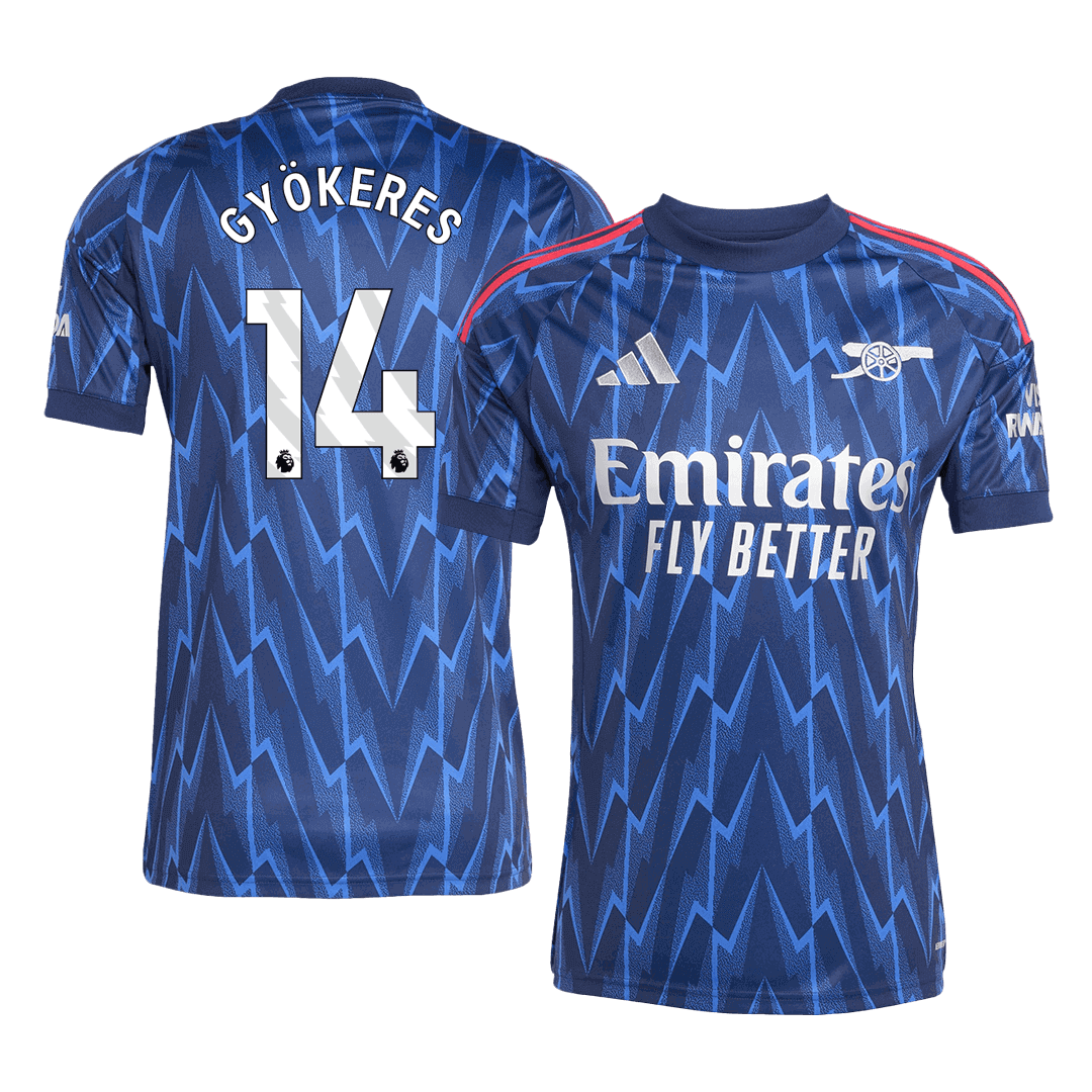 GYÖKERES #14 Arsenal Away Soccer Jersey 2025/26 - Soccerdeal