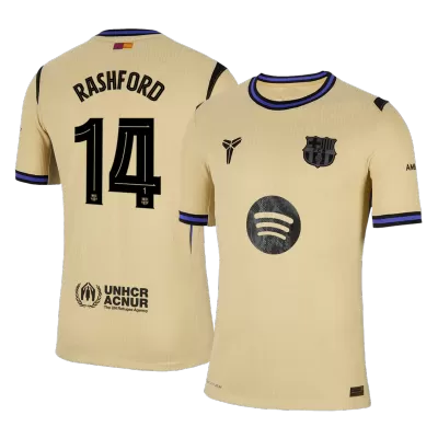 Authentic RASHFORD #14 Barcelona Away Soccer Jersey 2025/26 - UCL - Soccerdeal