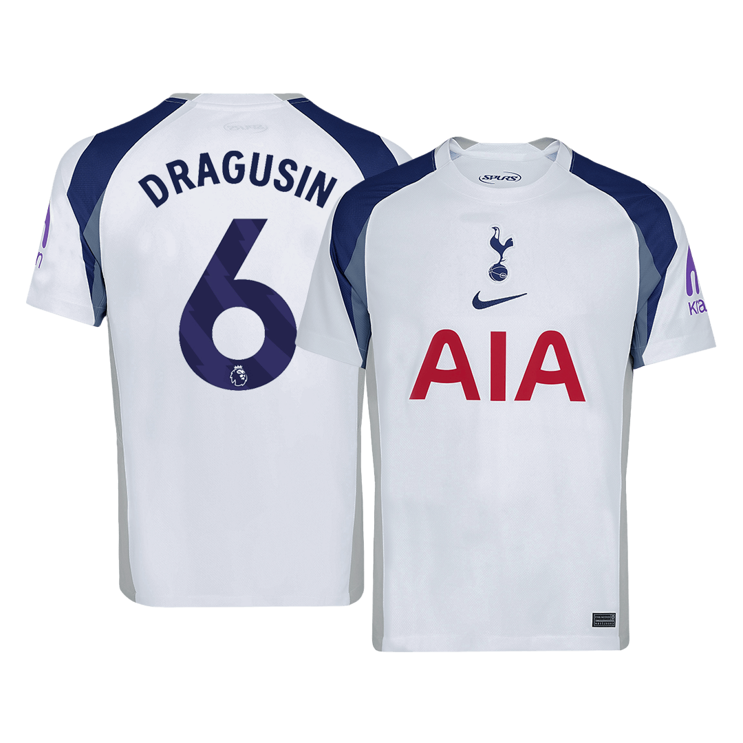 DRAGUSIN #6 Tottenham Hotspur Home Soccer Jersey 2025/26 - Soccerdeal