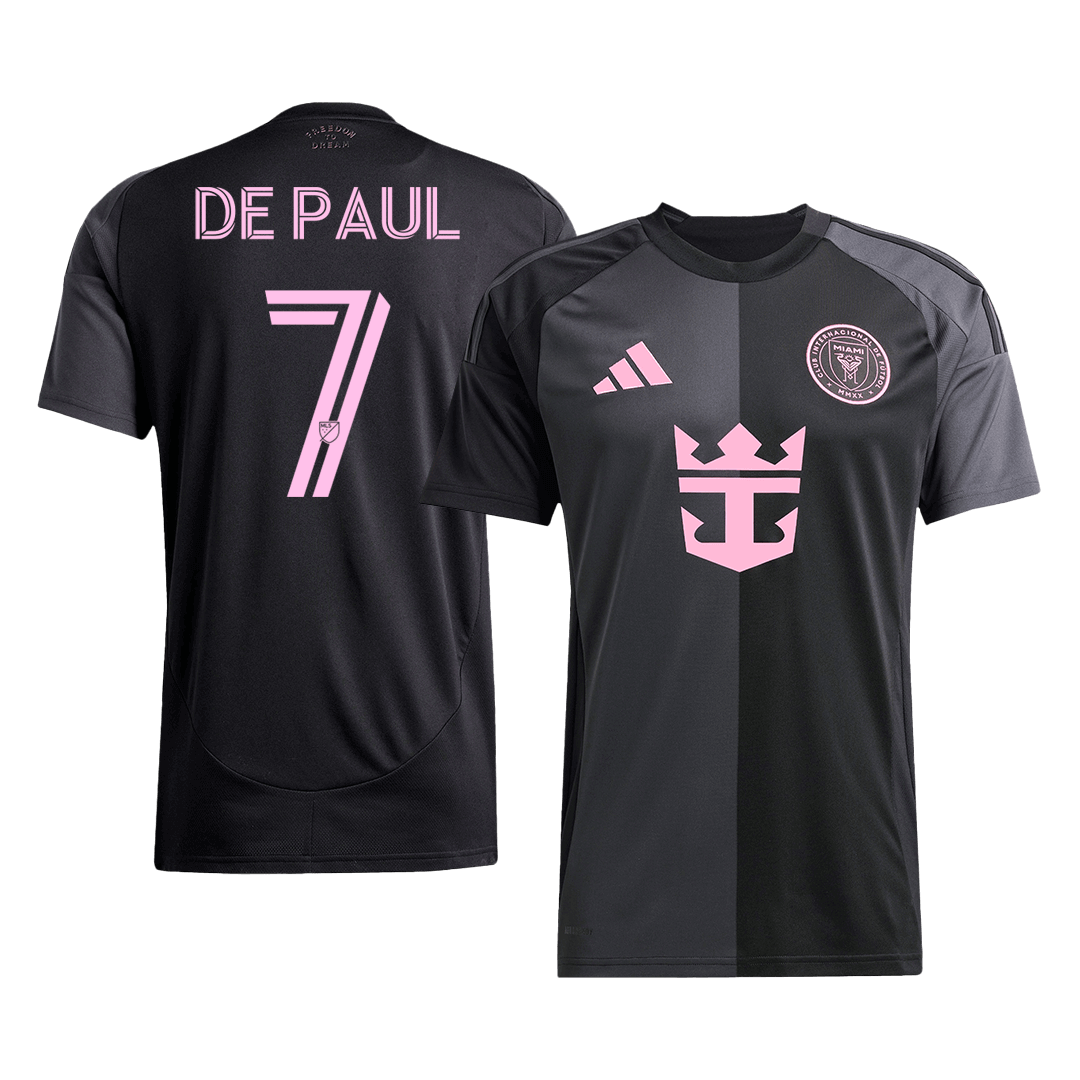 DE PAUL #7 Inter Miami CF Away Soccer Jersey 2025 - Soccerdeal