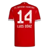 Authentic LUIS DÍAZ #14 Bayern Munich Home Soccer Jersey 2025/26 - Soccerdeal