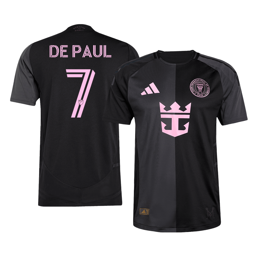 Authentic DE PAUL #7 Inter Miami CF Away Soccer Jersey 2025 - Soccerdeal