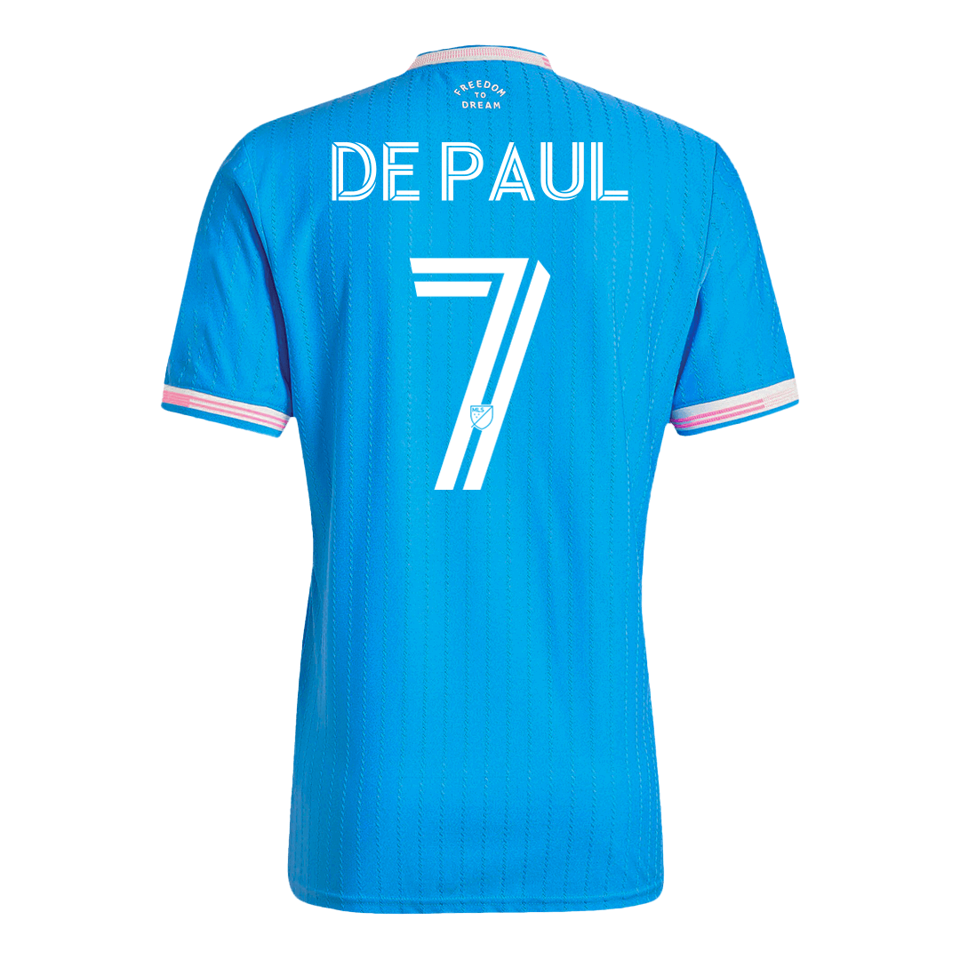Authentic DE PAUL #7 Inter Miami CF Third Away Soccer Jersey 2025 - Soccerdeal