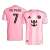 Authentic DE PAUL #7 Inter Miami CF Home Soccer Jersey 2025 - Soccerdeal