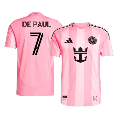 Authentic DE PAUL #7 Inter Miami CF Home Soccer Jersey 2025 - Soccerdeal