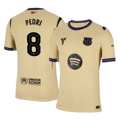 Authentic PEDRI #8 Barcelona Away Soccer Jersey 2025/26 - UCL - Soccerdeal