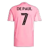 Authentic DE PAUL #7 Inter Miami CF Home Soccer Jersey 2025 - Soccerdeal