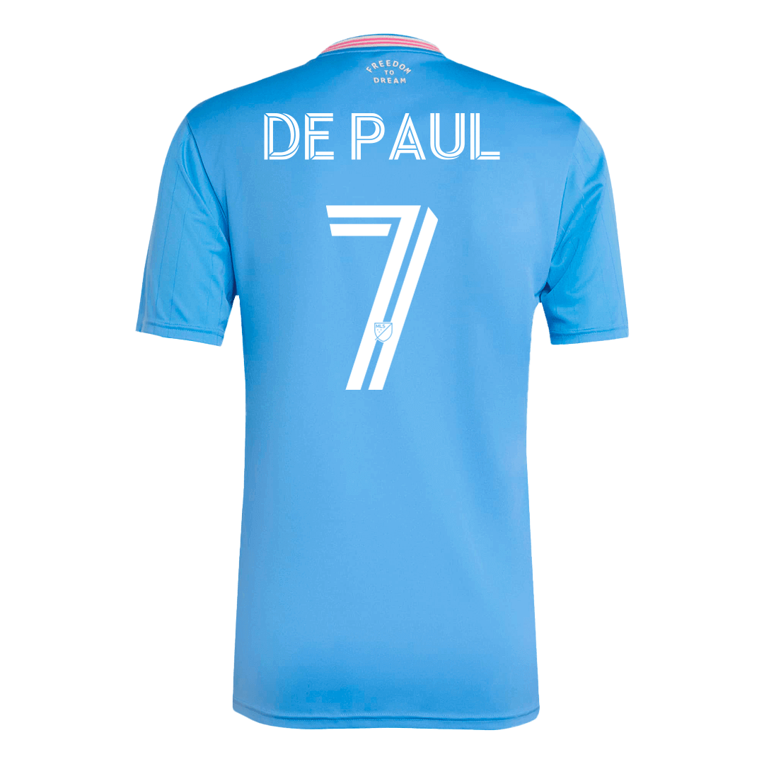DE PAUL #7 Inter Miami CF Third Away Soccer Jersey 2025 - Soccerdeal