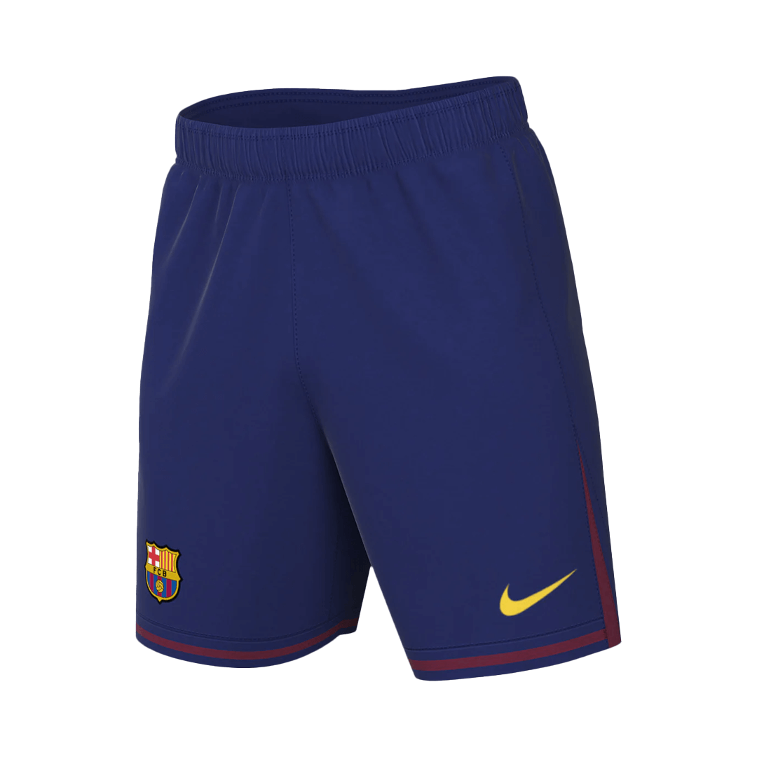 Barcelona Home Soccer Shorts 2025/26 - Soccerdeal