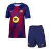 Barcelona Home Soccer Jersey Kit(Jersey+Shorts) 2025/26 - Soccerdeal