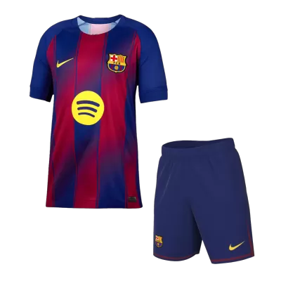 Barcelona Home Soccer Jersey Kit(Jersey+Shorts) 2025/26 - Soccerdeal
