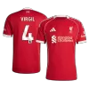 VIRGIL #4 Liverpool Home Soccer Jersey 2025/26 - Soccerdeal