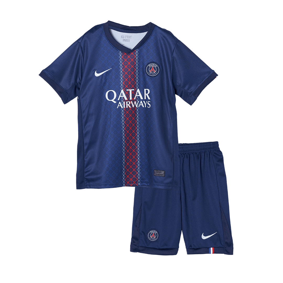 Kid's PSG Home Soccer Jersey Kit(Jersey+Shorts) 2025/26 - Soccerdeal