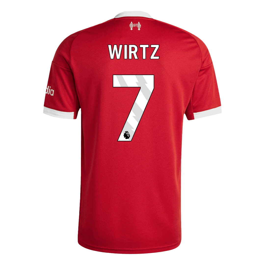 WIRTZ #7 Liverpool Home Soccer Jersey 2025/26 - Soccerdeal