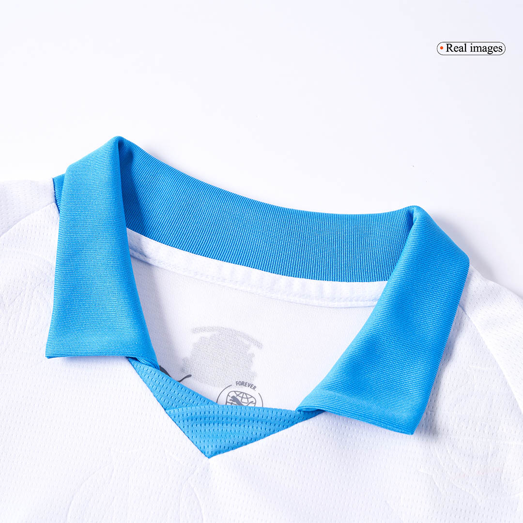 Kid's Marseille Home Soccer Jersey Kit(Jersey+Shorts) 2025/26 - Soccerdeal