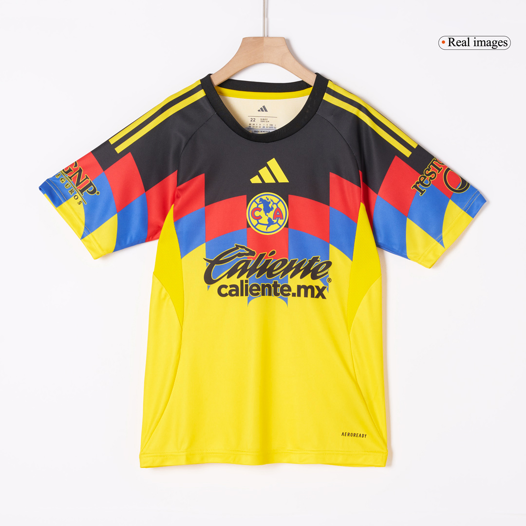 Kid's Club America Home Soccer Jersey Kit(Jersey+Shorts) 2025/26 - Soccerdeal