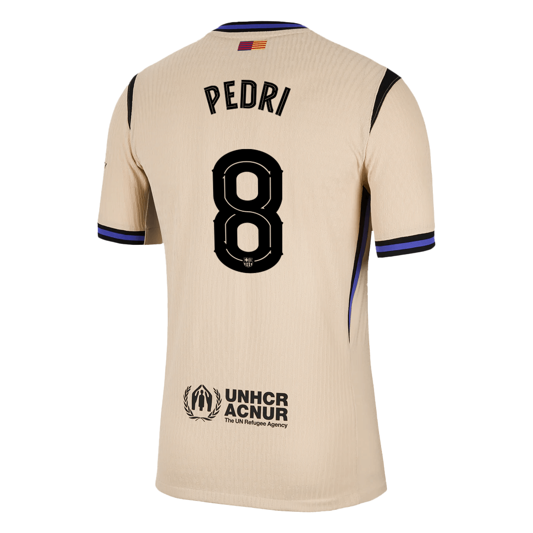PEDRI #8 Barcelona Away Soccer Jersey 2025/26 - UCL Player Version - Soccerdeal
