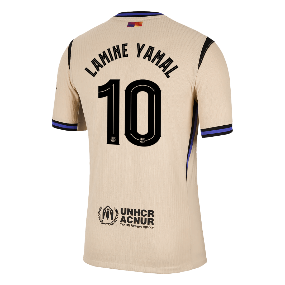 LAMINE YAMAL #10 Barcelona Away Soccer Jersey 2025/26 - UCL Player Version - Soccerdeal