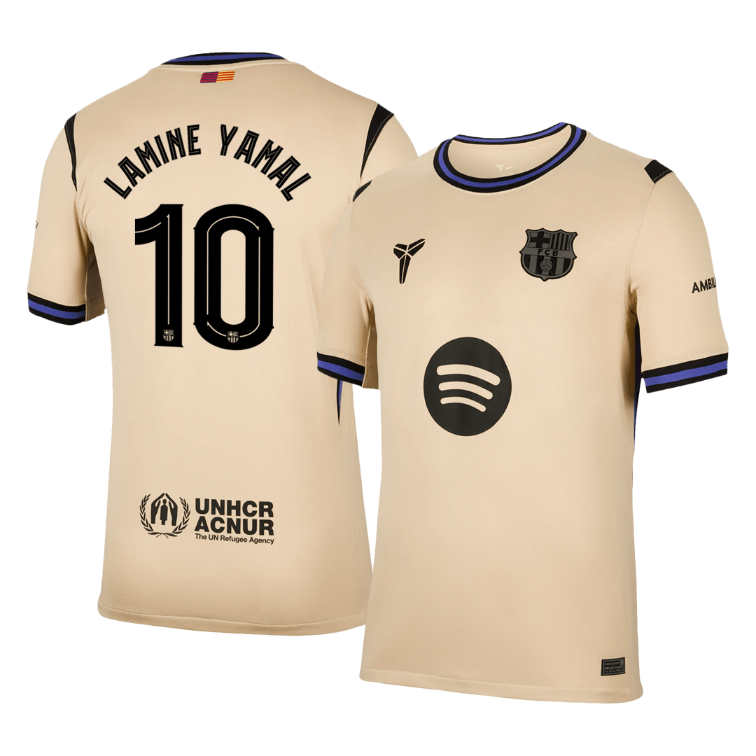 LAMINE YAMAL #10 Barcelona Away Soccer Jersey 2025/26 -UCL - Soccerdeal