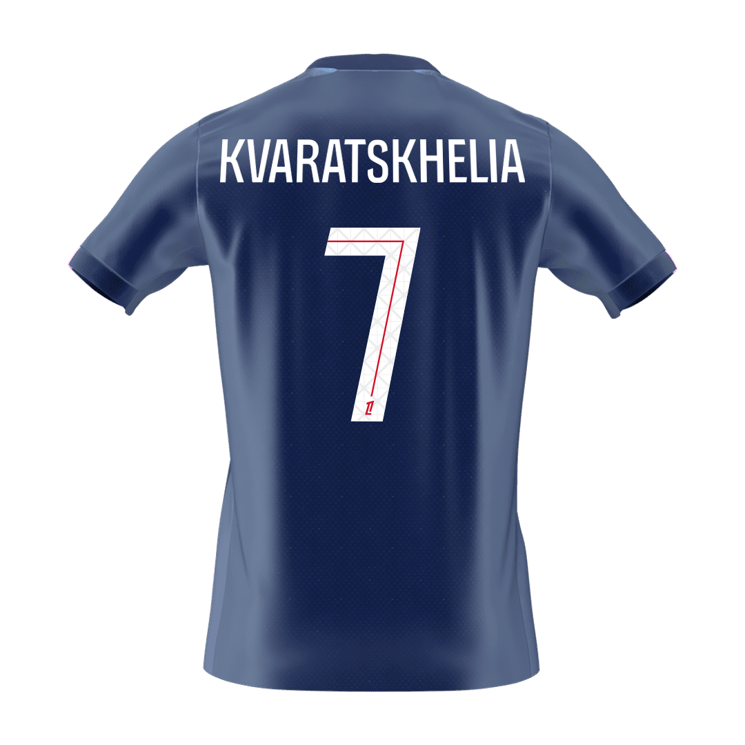 KVARATSKHELIA #7 PSG Home Soccer Jersey 2025/26 - Soccerdeal