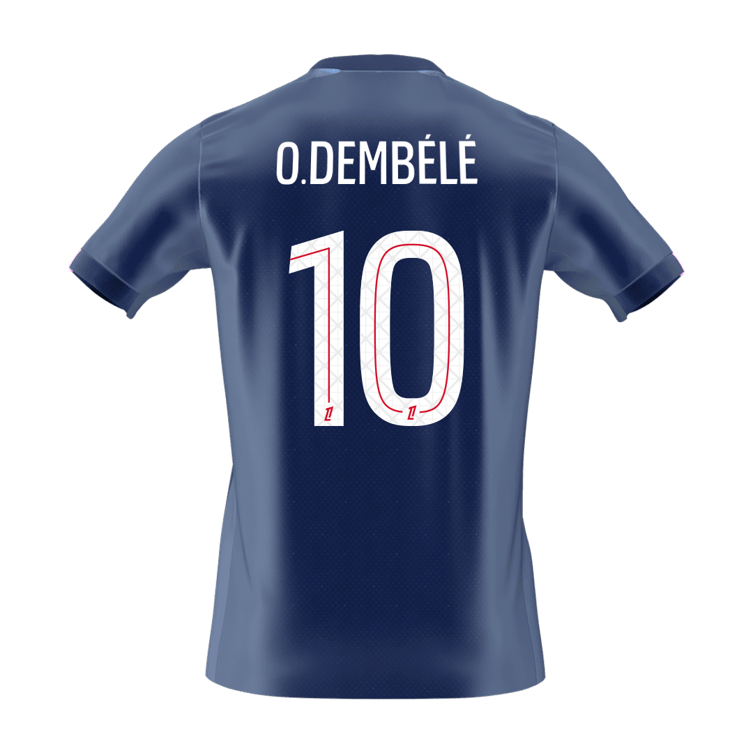 O.DEMBÉLÉ #10 PSG Home Soccer Jersey 2025/26 - Soccerdeal