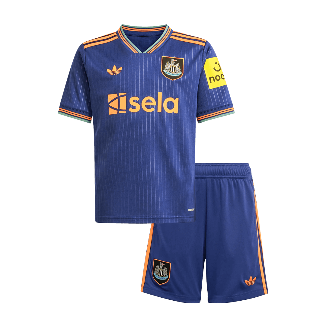 Kid's Newcastle United Third Away Soccer Jersey Kit(Jersey+Shorts) 2025/26 - Soccerdeal