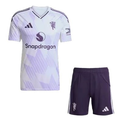 Manchester United Away Soccer Jersey Kit(Jersey+Shorts) 2025/26 - Soccerdeal