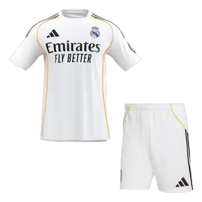 Real Madrid Home Soccer Jersey Kit(Jersey+Shorts) 2025/26 - Soccerdeal