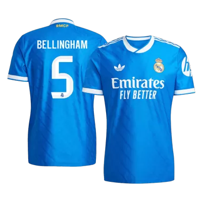 Authentic BELLINGHAM #5 Real Madrid Third Away Soccer Jersey 2025/26 - Soccerdeal
