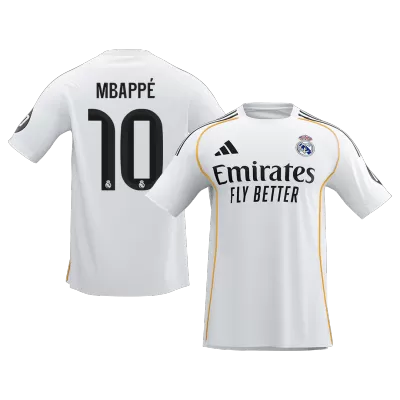 MBAPPÉ #10 Real Madrid Home Soccer Jersey 2025/26 - Soccerdeal