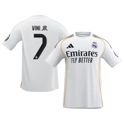 VINI JR. #7 Real Madrid Home Soccer Jersey 2025/26 - Soccerdeal