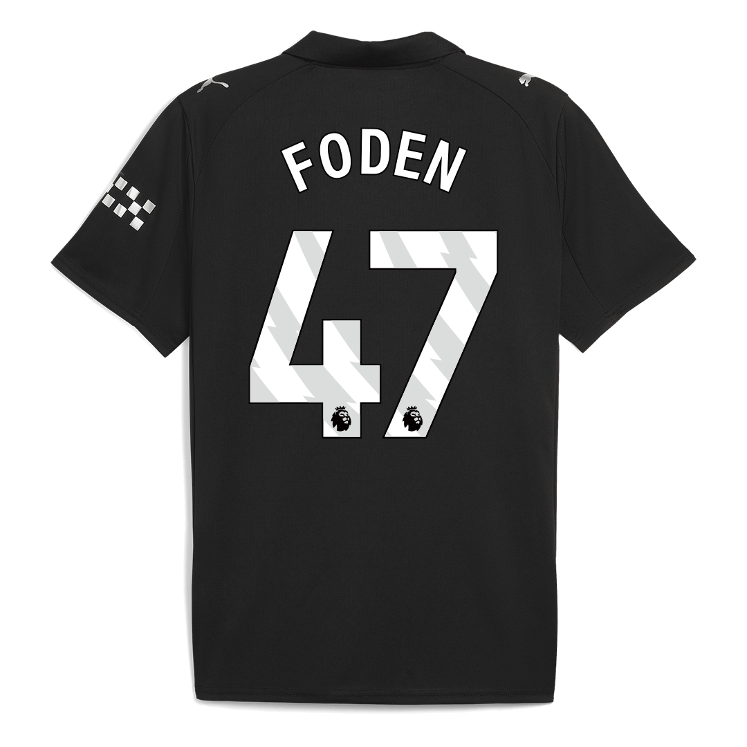 FODEN #47 Manchester City Away Soccer Jersey 2025/26 - Soccerdeal