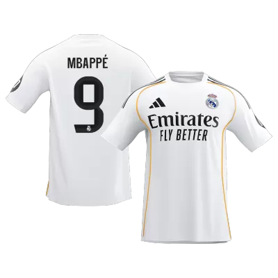MBAPPÉ #9 Real Madrid Home Soccer Jersey 2025/26 - Soccerdeal
