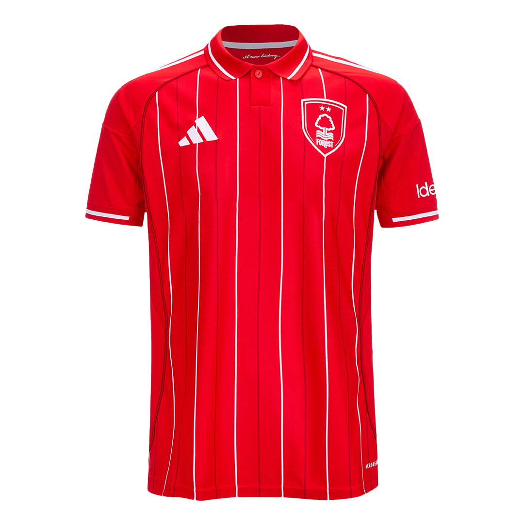 Nottingham Forest Home Soccer Jersey 2025/26 - Soccerdeal