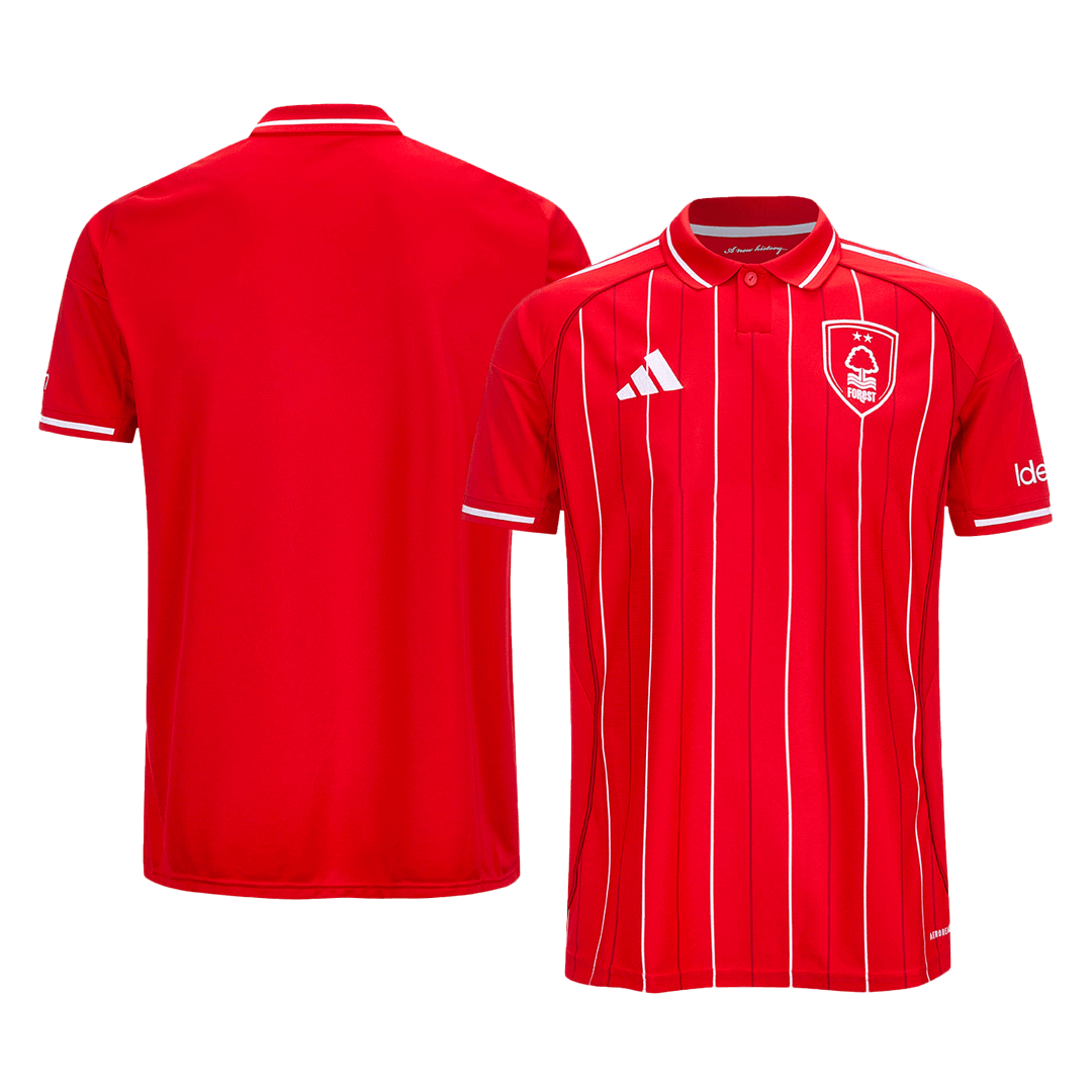 Nottingham Forest Home Soccer Jersey 2025/26 - Soccerdeal