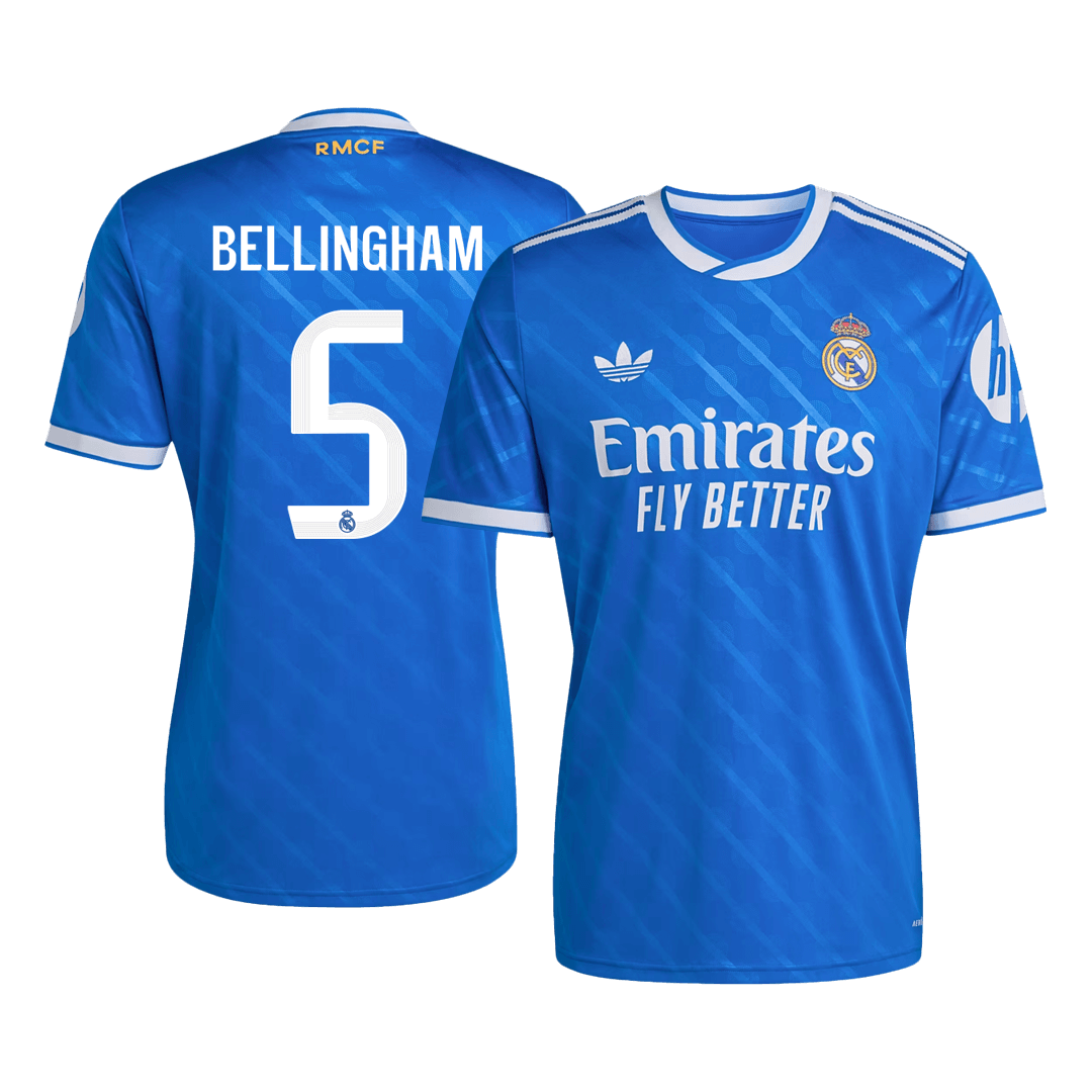 BELLINGHAM #5 Real Madrid Third Away Soccer Jersey 2025/26 - Soccerdeal