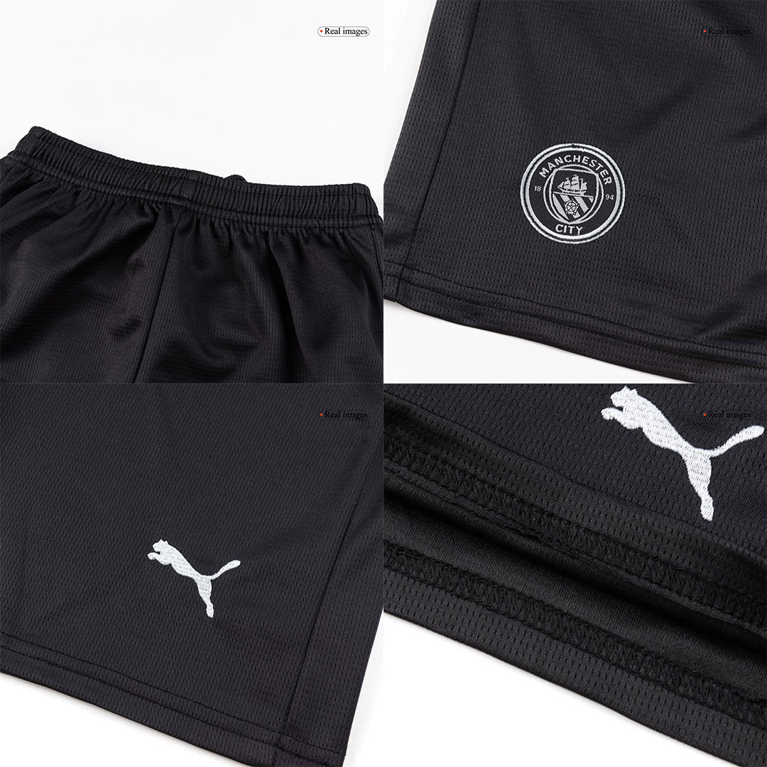 Kid's Manchester City Away Soccer Jersey Kit(Jersey+Shorts+Socks) 2025/26 - Soccerdeal