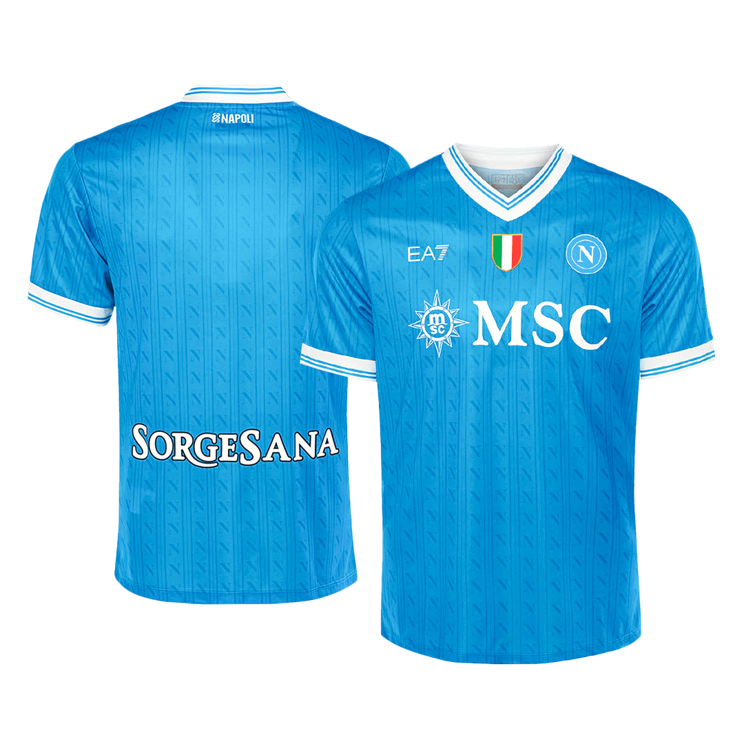 Napoli Home Soccer Jersey 2025/26 - Soccerdeal