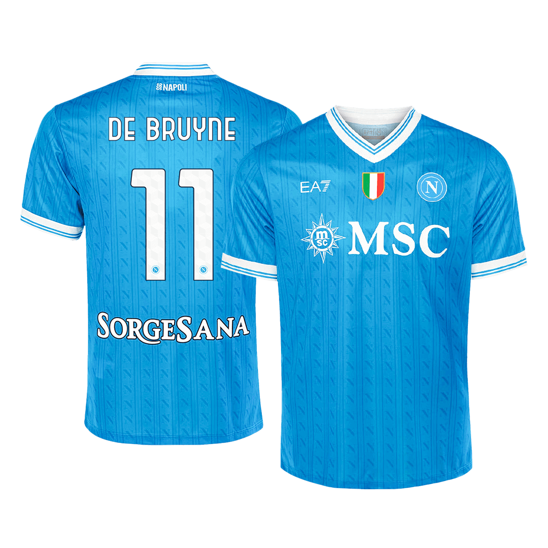 DE BRUYNE #11 Napoli Home Soccer Jersey 2025/26 - Soccerdeal