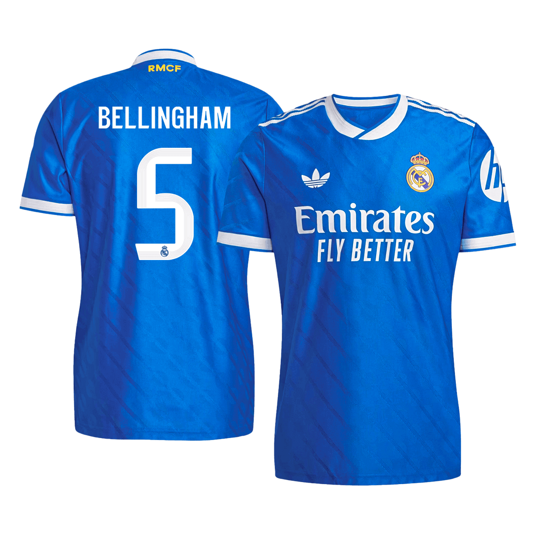 BELLINGHAM #5 Real Madrid Third Away Soccer Jersey 2025/26 Player Version - Soccerdeal
