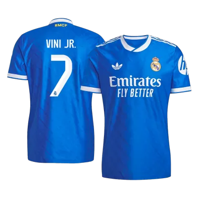 Authentic VINI JR. #7 Real Madrid Third Away Soccer Jersey 2025/26 - Soccerdeal