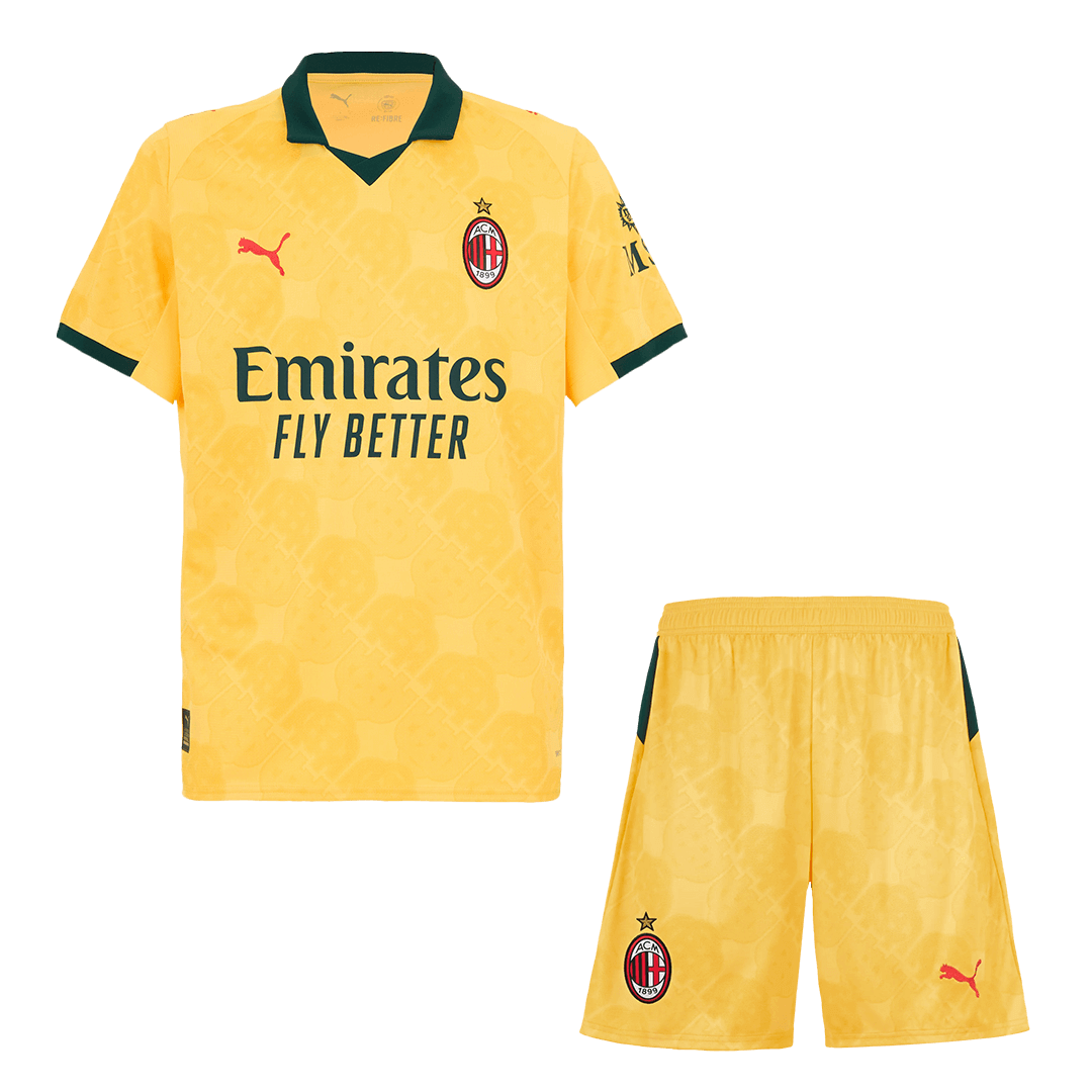 AC Milan Third Away Soccer Jersey Kit(Jersey+Shorts) 2025/26 - Soccerdeal