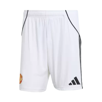 Manchester United Home Soccer Shorts 2025/26 - Soccerdeal
