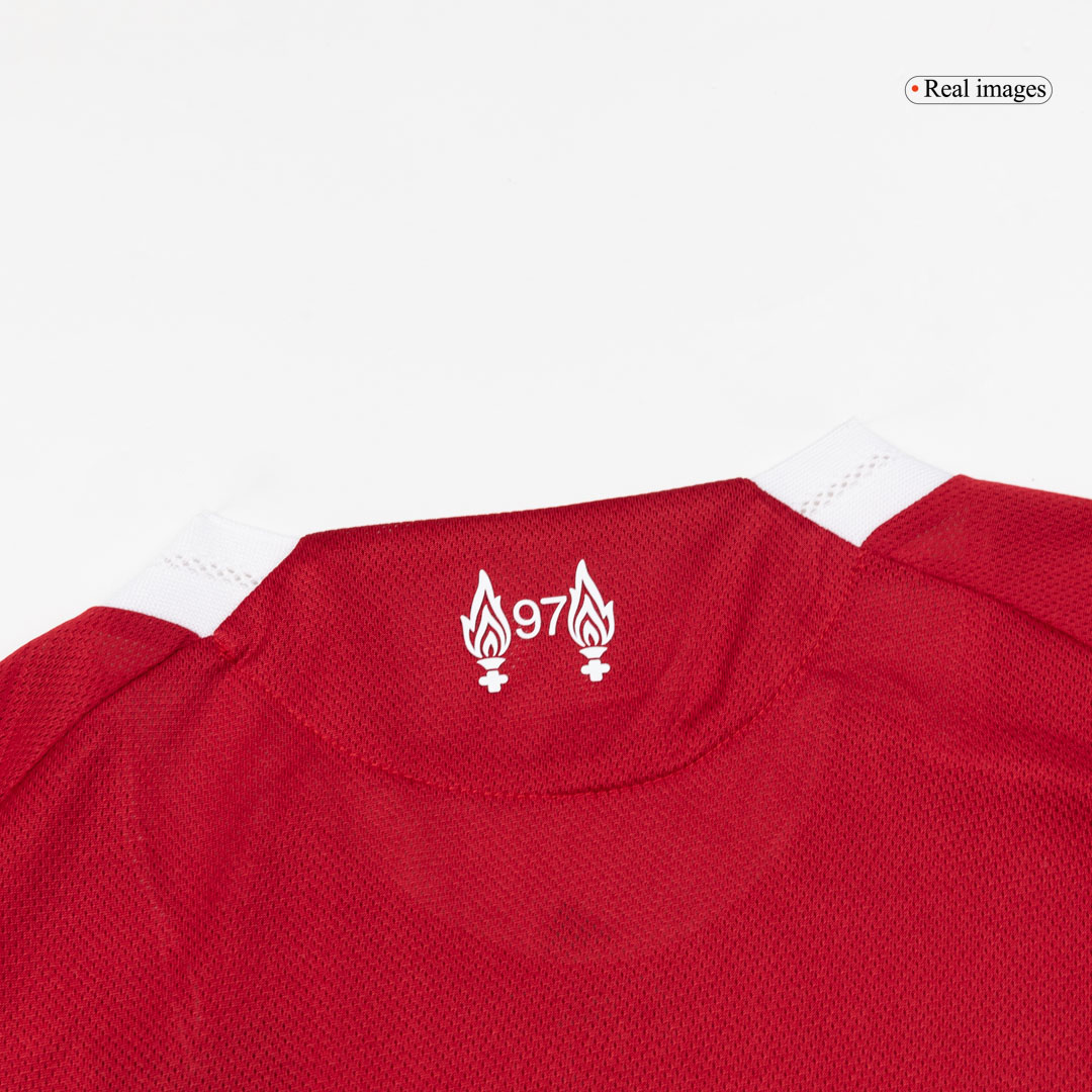 KERKEZ #6 Liverpool Home Soccer Jersey 2025/26 Player Version - Soccerdeal