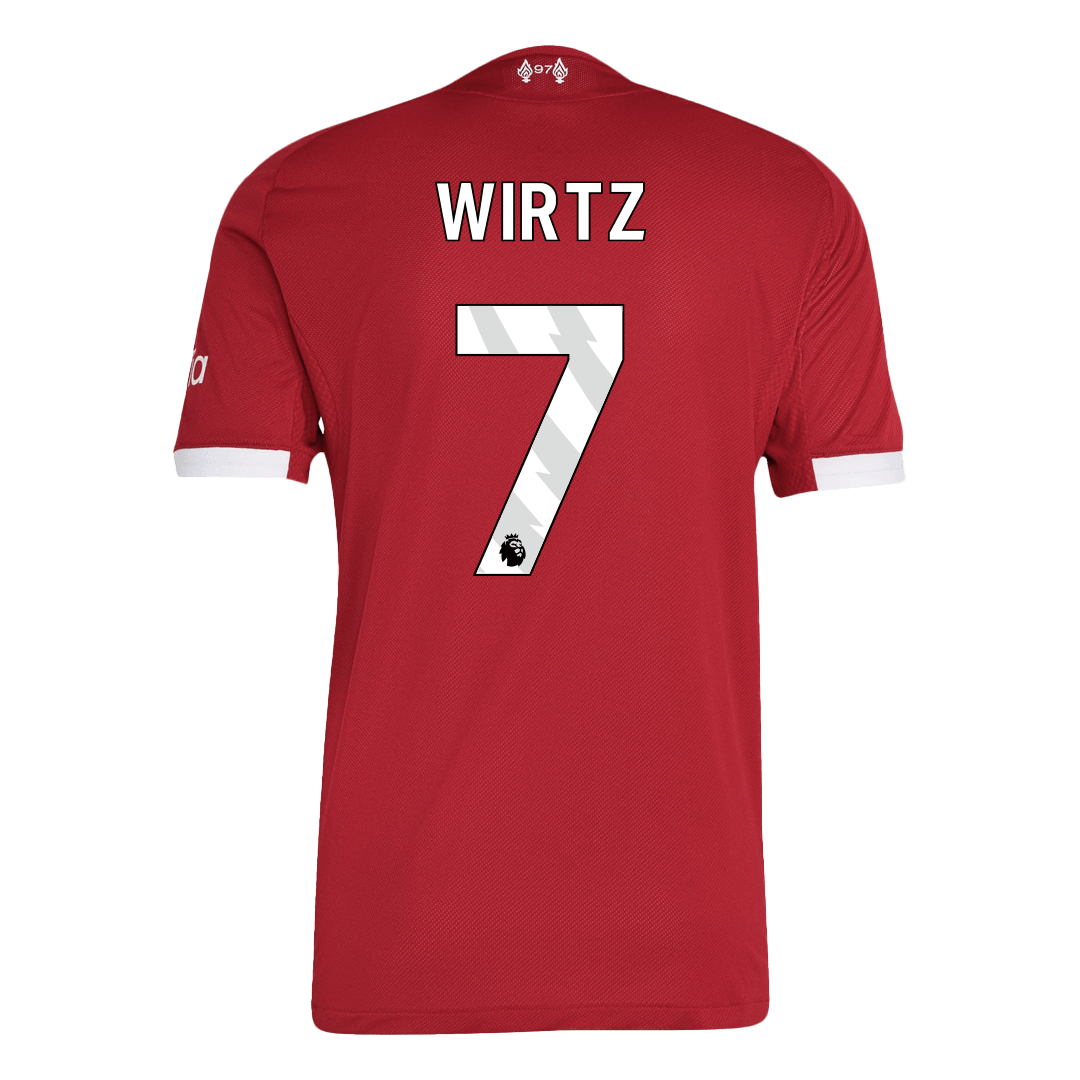 WIRTZ #7 Liverpool Home Soccer Jersey 2025/26 Player Version - Soccerdeal
