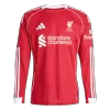 Liverpool Home Long Sleeve Soccer Jersey 2025/26 - Soccerdeal