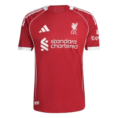 Authentic Liverpool Home Soccer Jersey 2025/26 - Soccerdeal