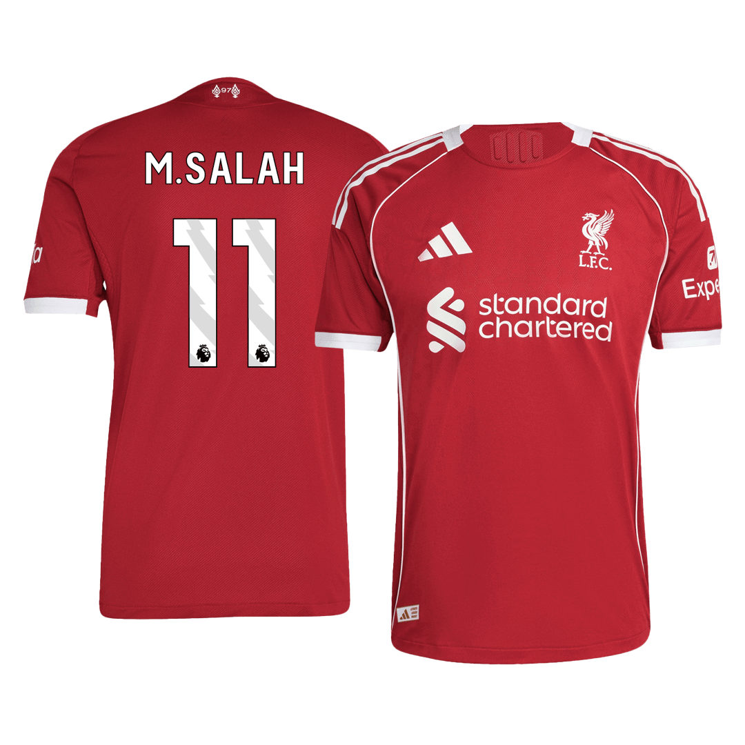 M.SALAH #11 Liverpool Home Soccer Jersey 2025/26 Player Version - Soccerdeal